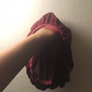 Silk Bonnet burgundy